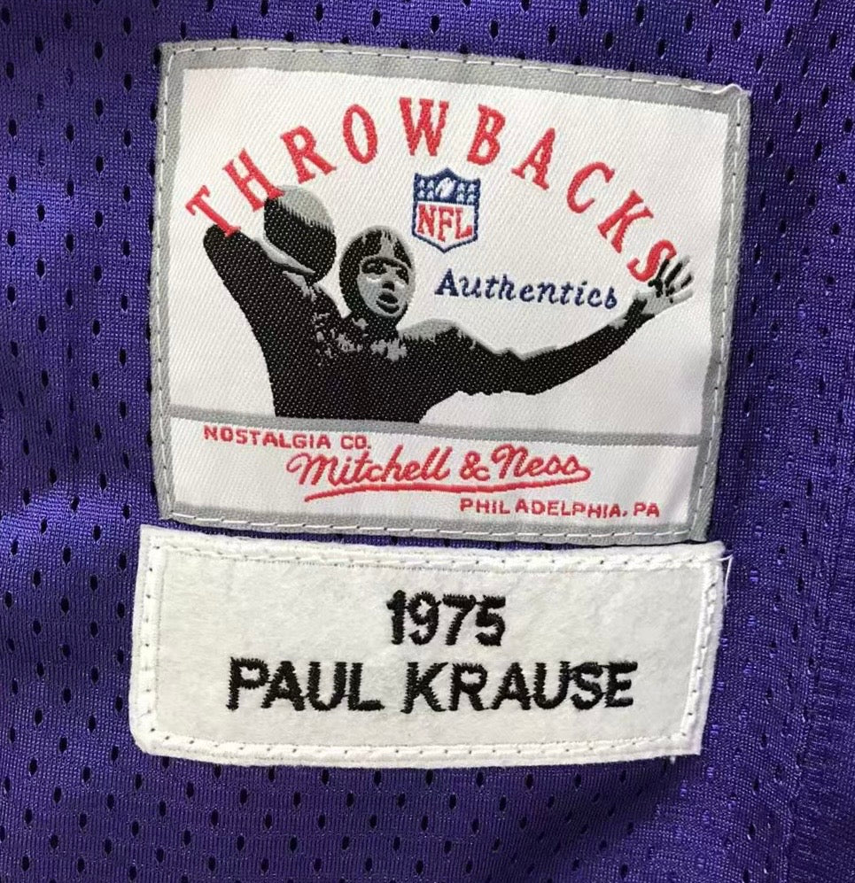 Paul Krause Minnesota Vikings Official NFL Jersey Mitchell product image 3