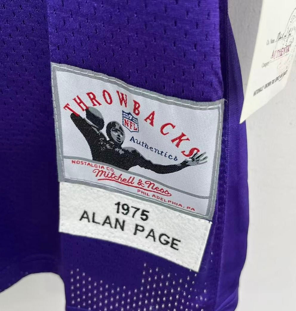 Alan Page Minnesota Vikings Official NFL Mitchell & Ness product image 3
