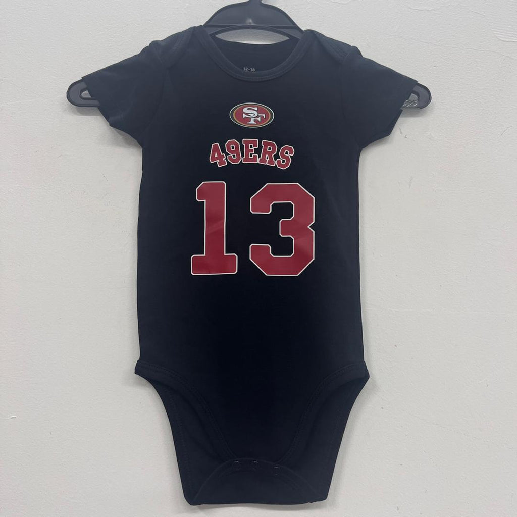 Brock Purdy San Francisco 49ers baby onesie creeper snap product image 2