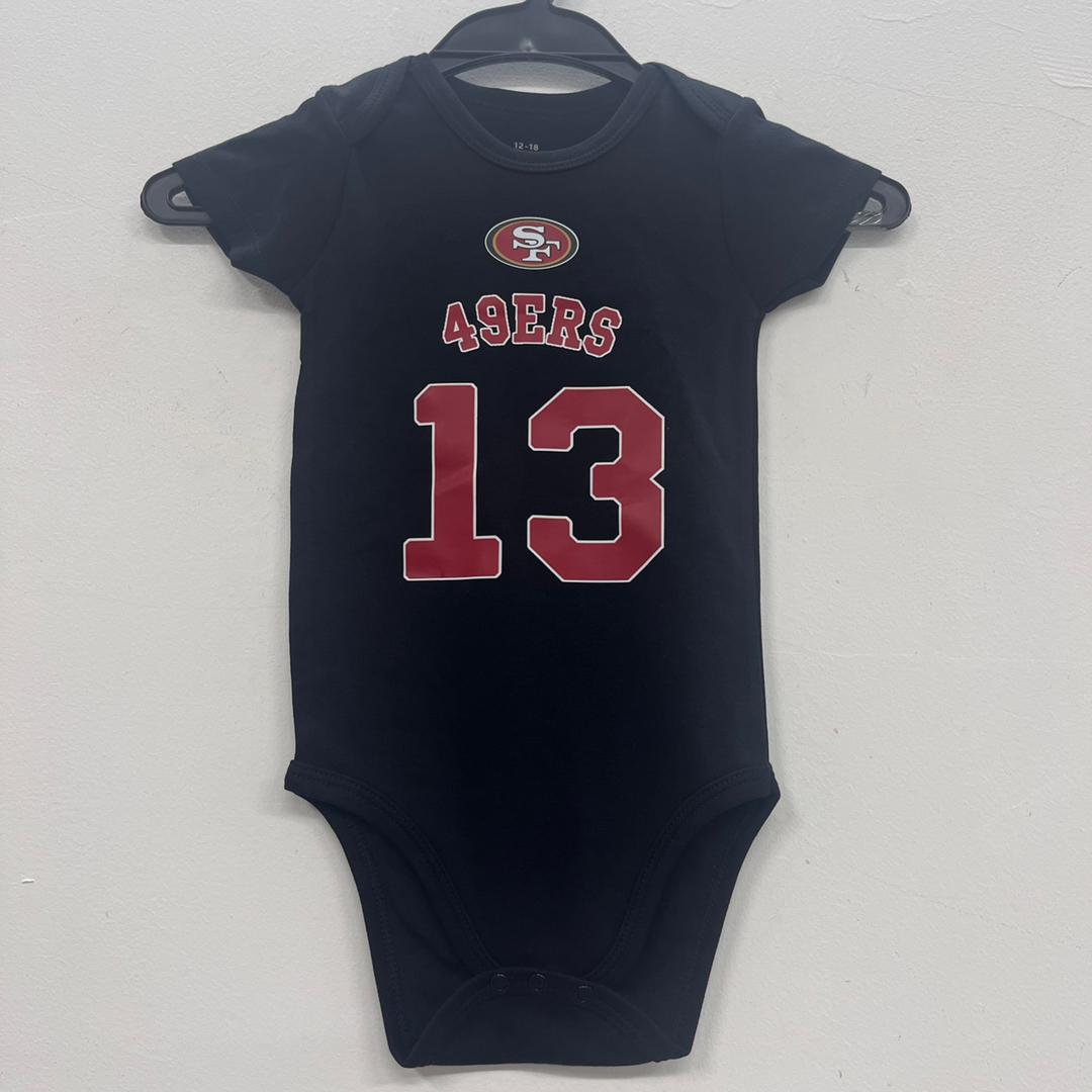 Brock Purdy San Francisco 49ers baby onesie creeper snap product image 2