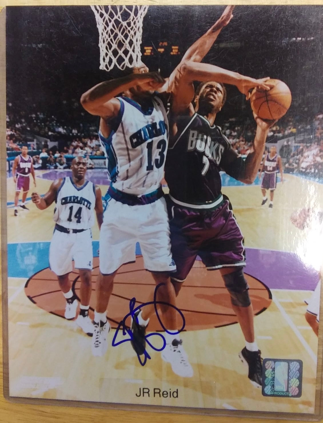 JR Reid Milwaukee Bucks Autographed 8x10 photo with COA product image 1