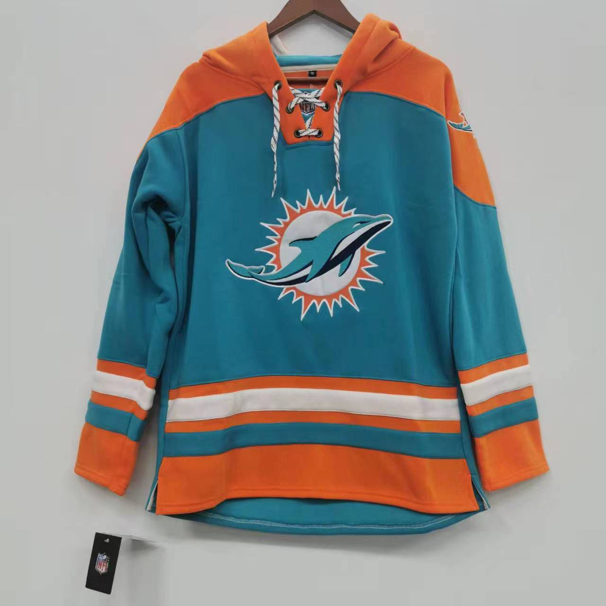 Miami Dolphins NFL Hockey style hoodie product image 1