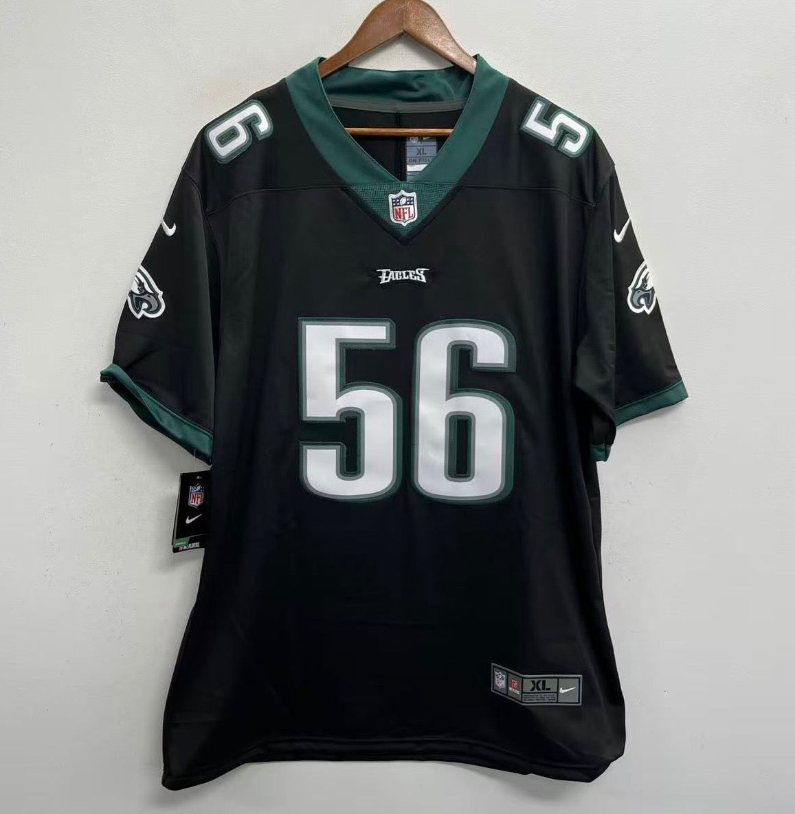 Chris Long Philadelphia Eagles Nike NFL Jersey black product image 3