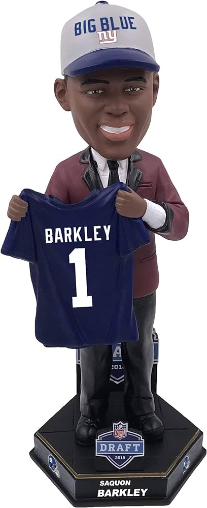 Saquon Barkley New York Giants Draft Day Bobblehead Forever product image 2