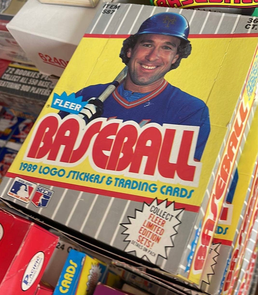 1991 Fleer baseball wax box 36 packs product image 1
