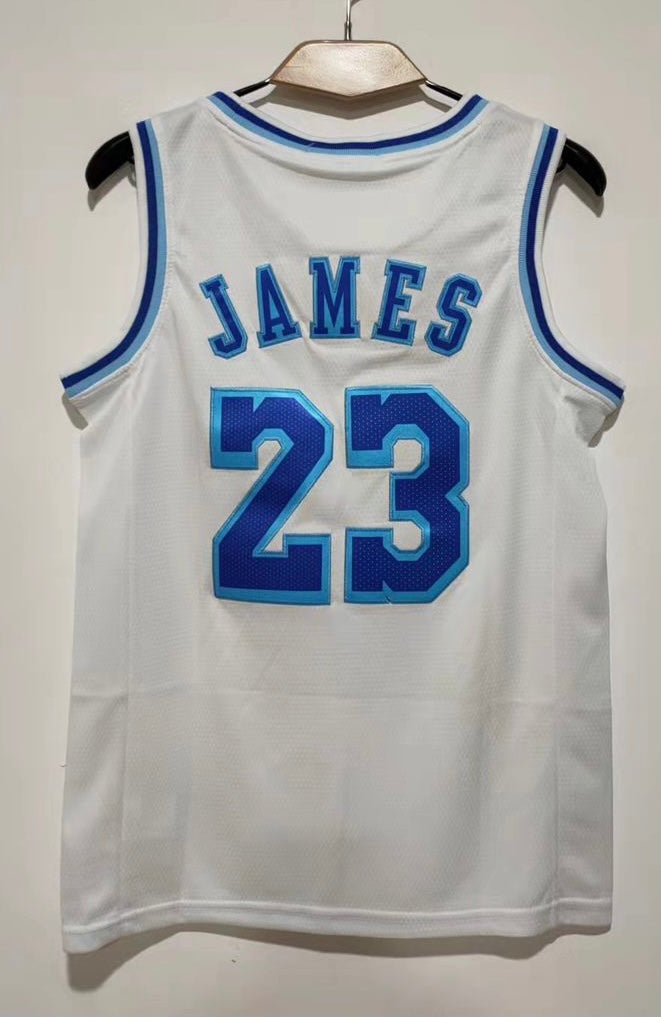 Lebron James #23 YOUTH Los Angeles Lakers jersey white product image 1