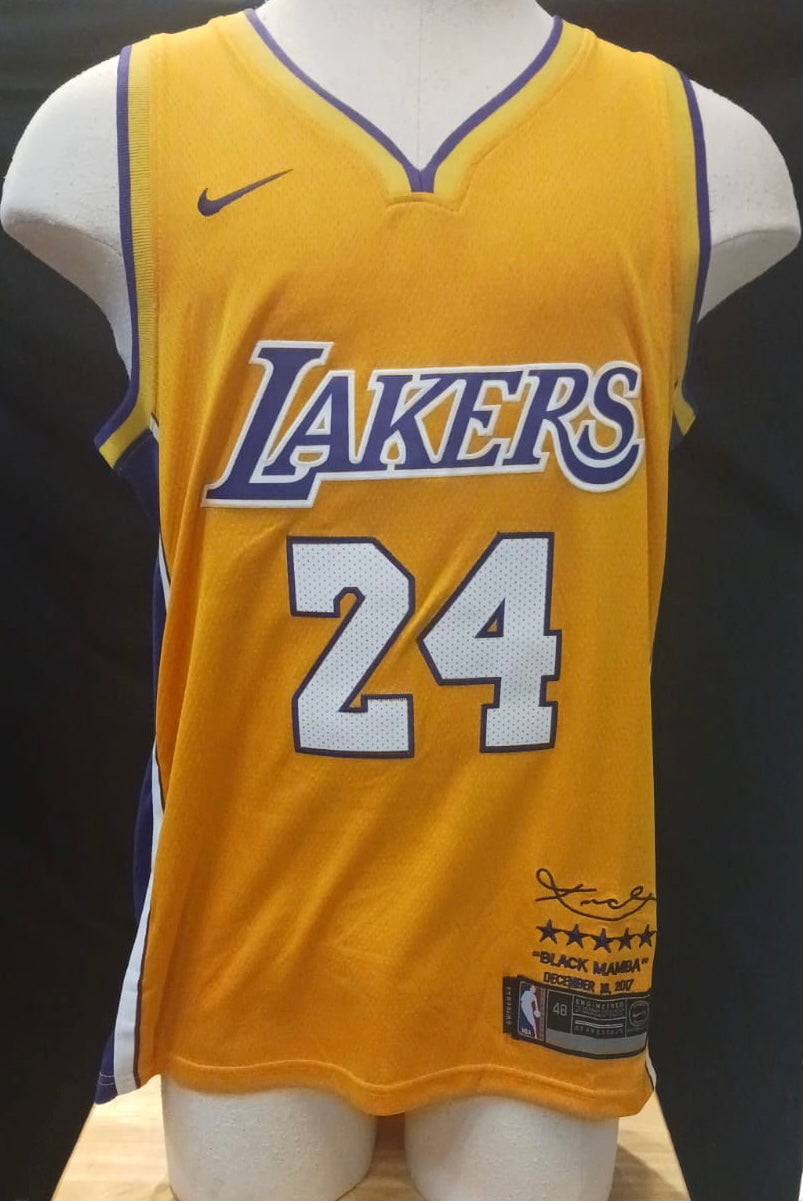 Kobe Bryant Los Angeles Lakers Jersey #24 Yellow Nike product image 3