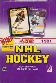 1991 Score NHL Hockey wax box 36 packs product image 1