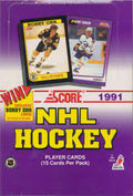 1991 Score NHL Hockey wax box 36 packs product image 1