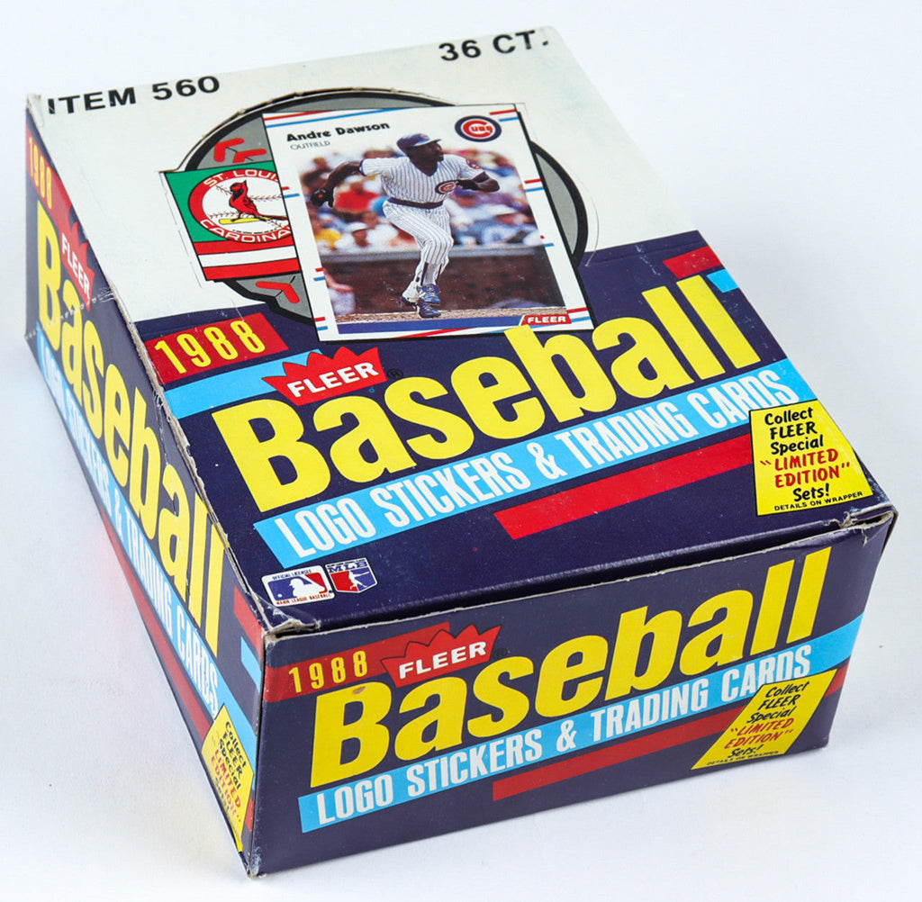 1988 Fleer baseball wax box 36 packs product image 1