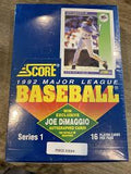 1992 ScoreSeries 1 baseball wax box 36 packs product image 1
