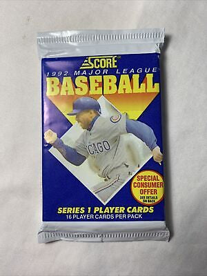 1992 ScoreSeries 1 baseball wax box 36 packs product image 2