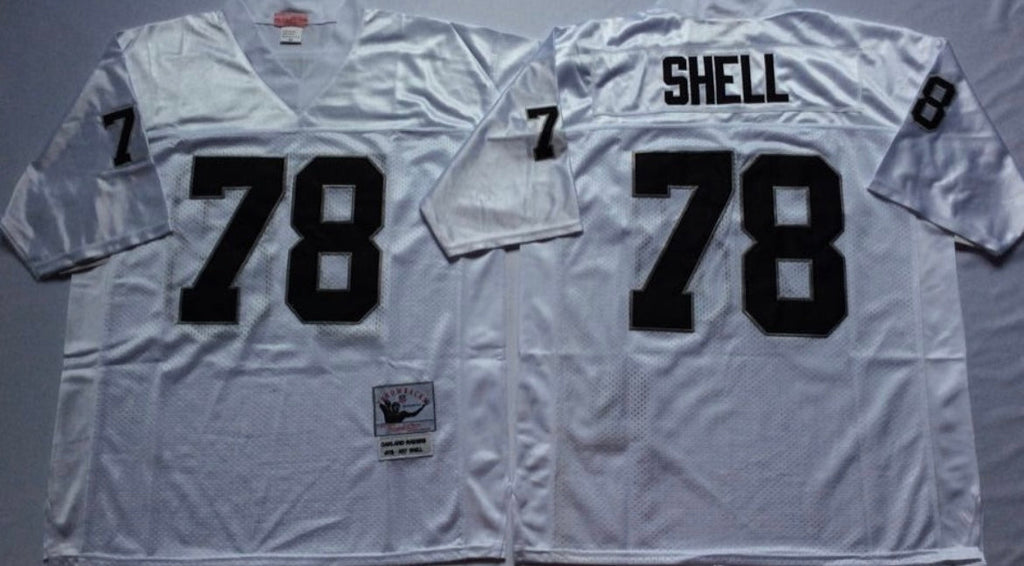 Art Shell Oakland Raiders NFL Mitchell & Ness Jersey white product image 1