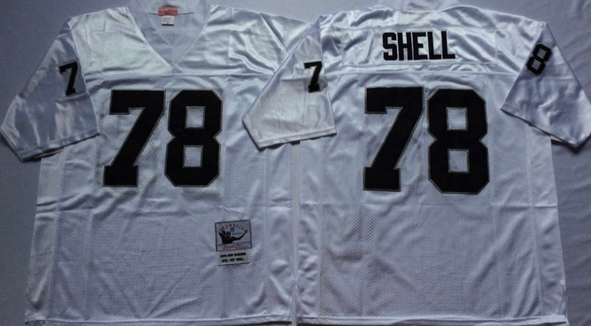 Art Shell Oakland Raiders NFL Mitchell & Ness Jersey white product image 1