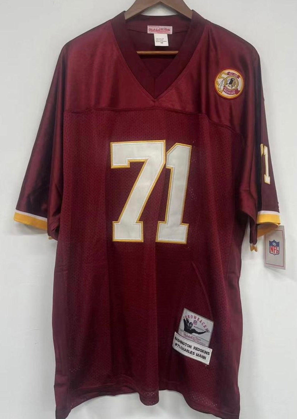 Charles Mann Washington Redskins Commanders Mitchell & Ness product image 2