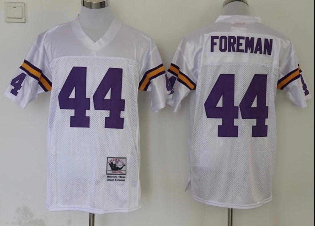 Chuck Foreman Minnesota Vikings Jersey Mitchell & Ness WHITE product image 3