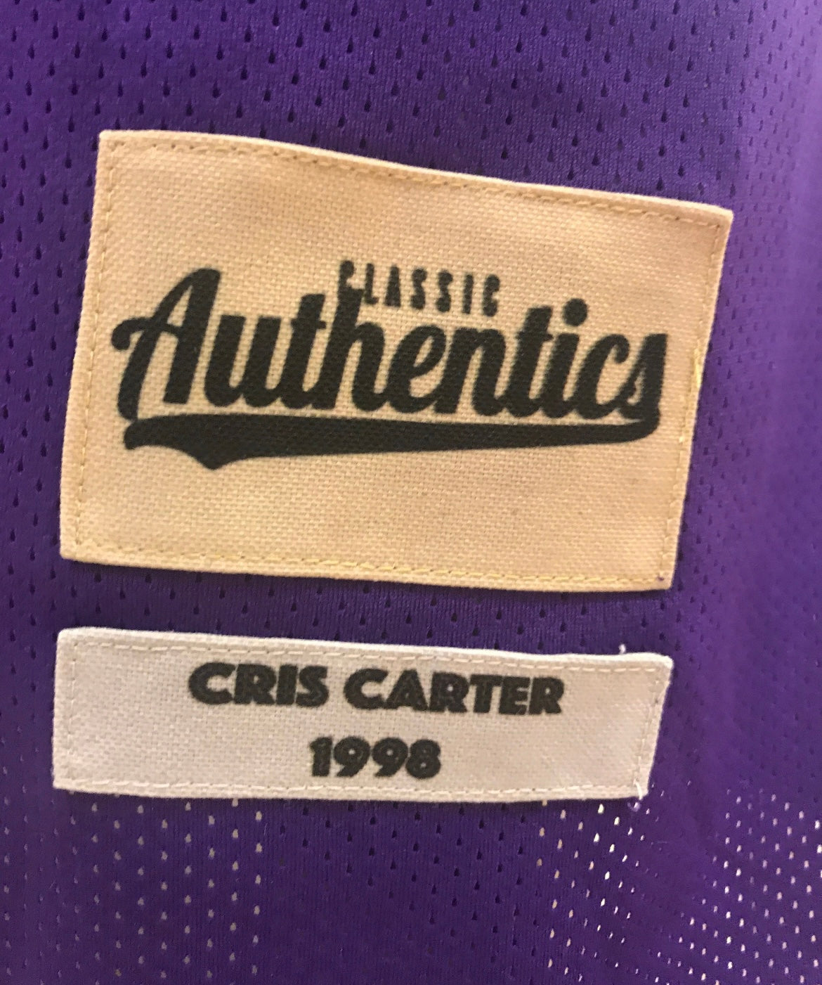Cris Carter Minnesota Vikings Classic Authentics Jersey product image 3