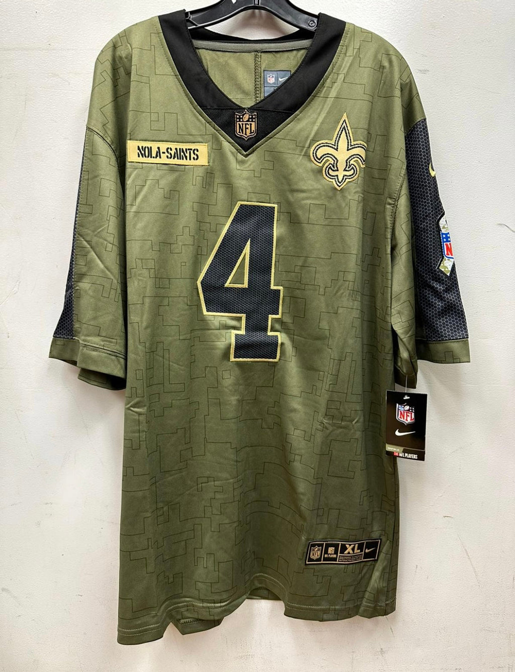 Derek Carr New Orleans Saints Salute to Service NFL Jersey product image 2