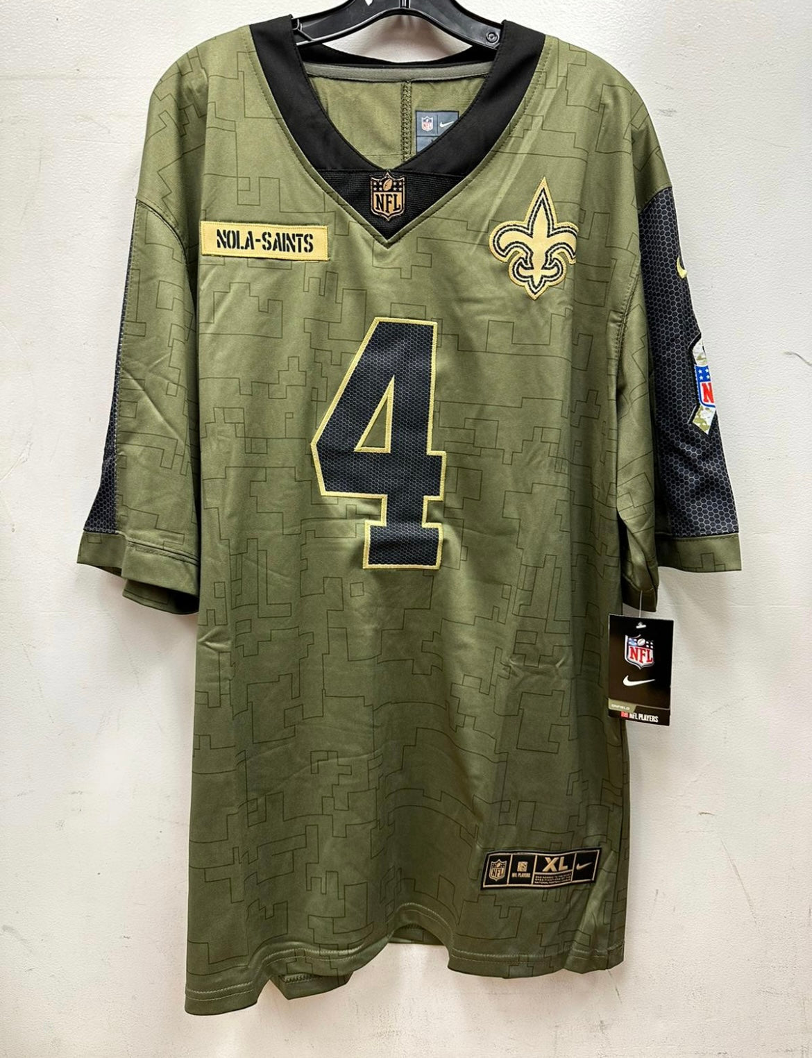 Derek Carr New Orleans Saints Salute to Service NFL Jersey product image 2
