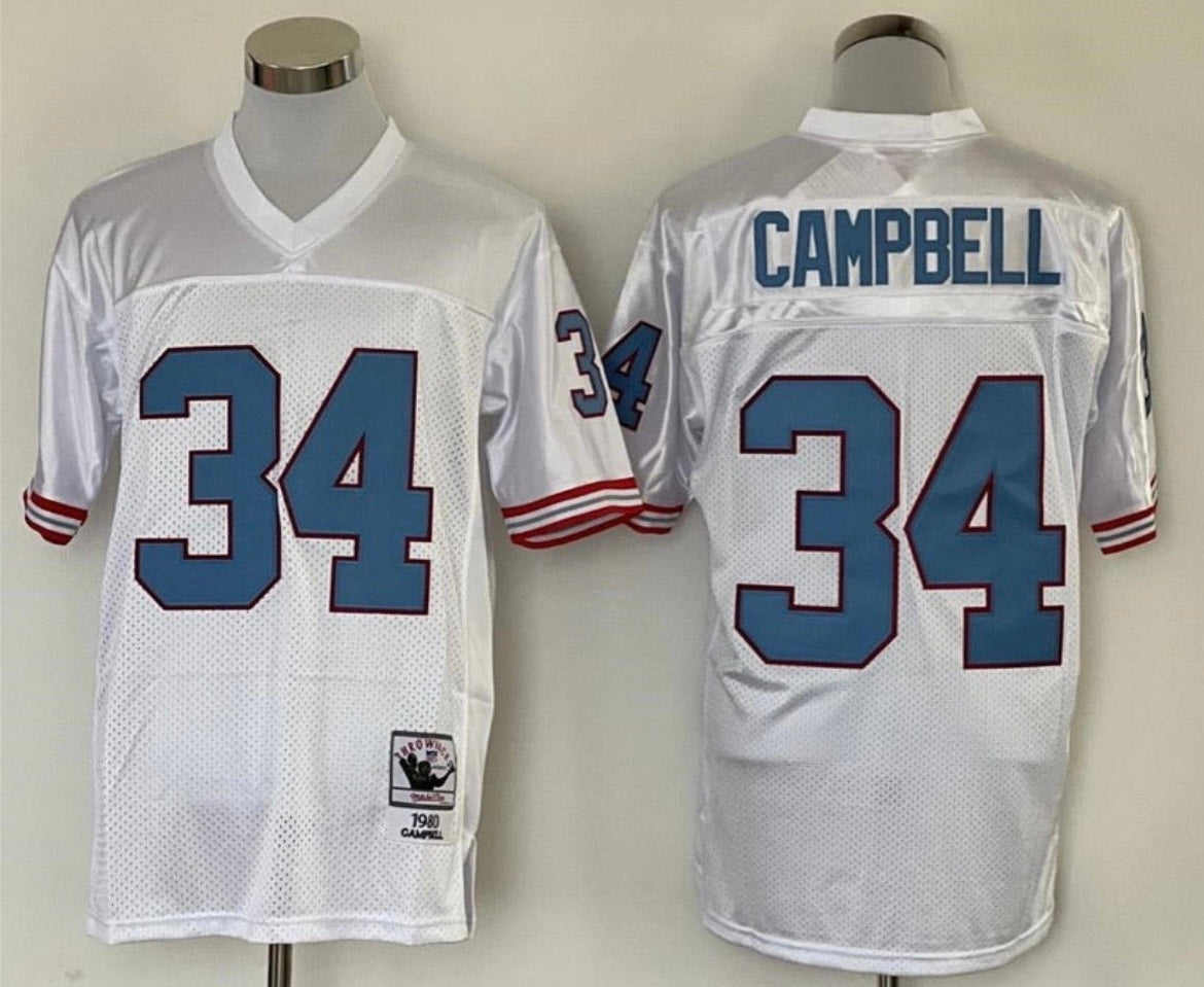 Earl Campbell Houston Oilers Mitchell & Ness Jersey WHITE product image 1