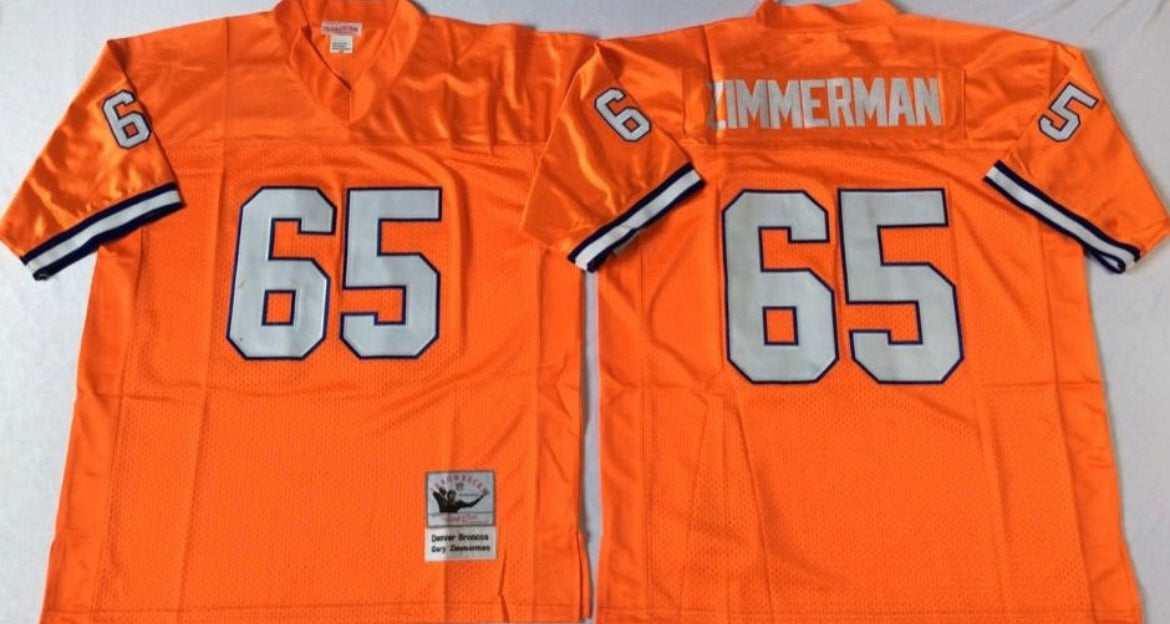 Gary Zimmerman Mitchell & Ness Denver Broncos Jersey Orange product image 1
