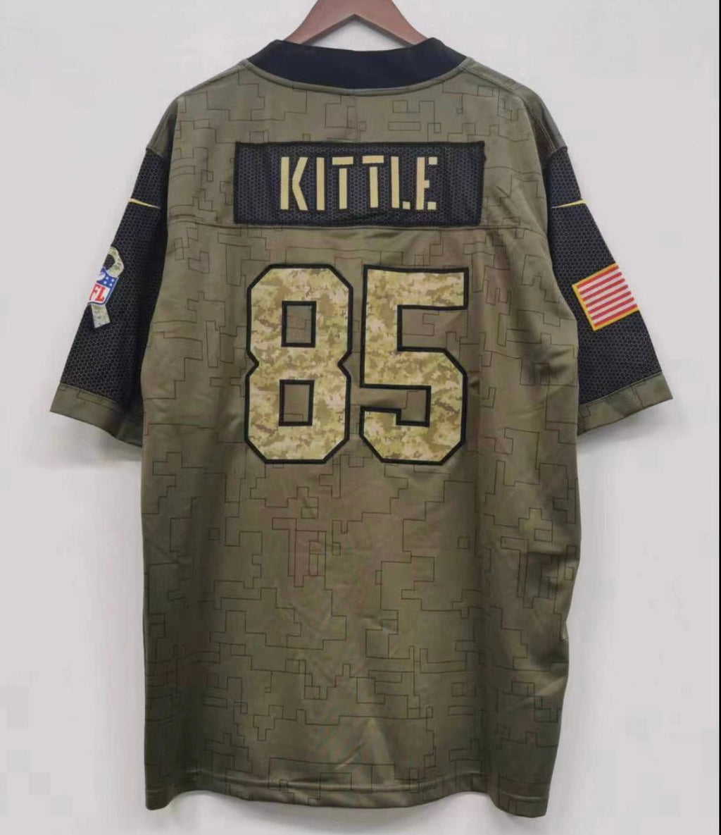 George Kittle San Francisco 49ers Nike military salute to product image 1