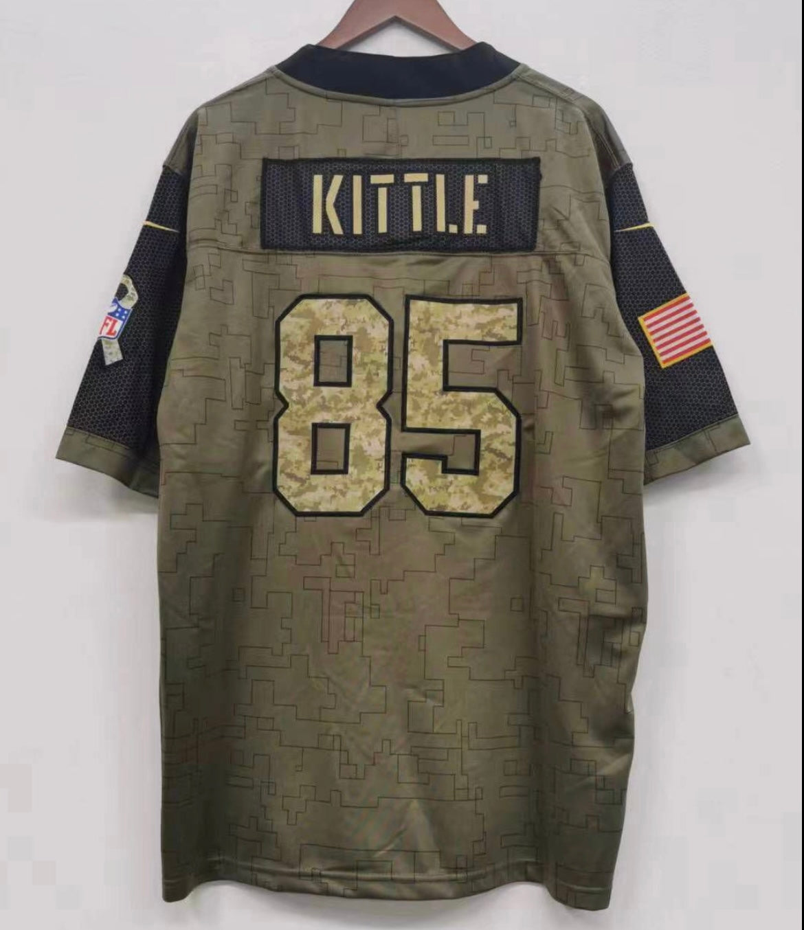 George Kittle San Francisco 49ers Nike military salute to product image 1