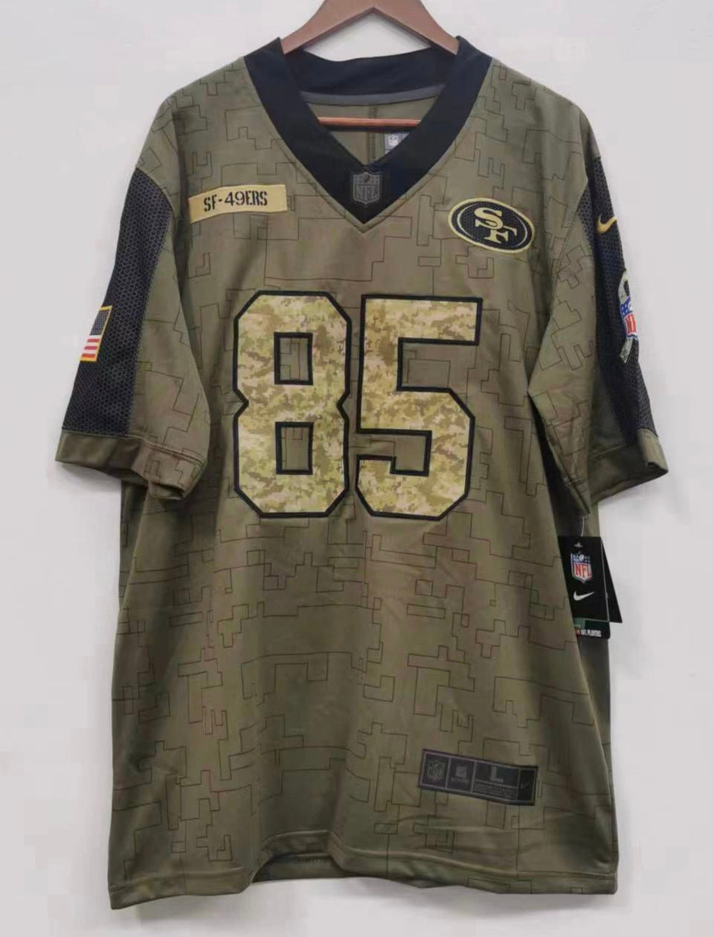 George Kittle San Francisco 49ers Nike military salute to product image 2