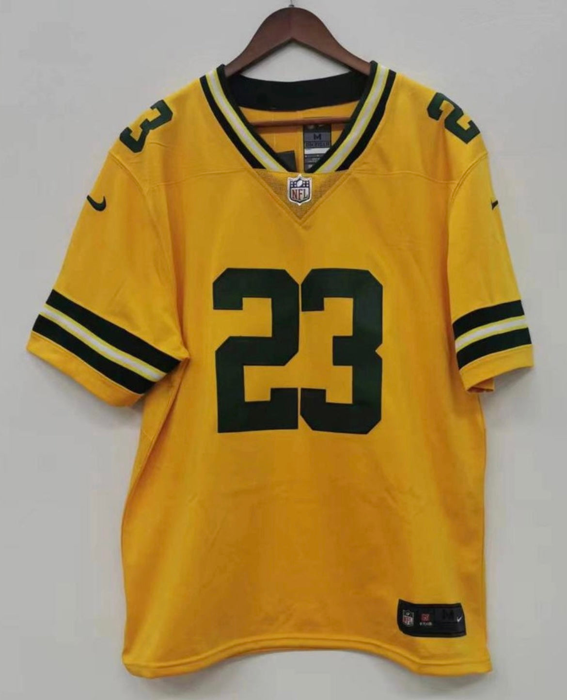 Jaire Alexander Green Bay Packers Jersey Nike retro Yellow product image 2