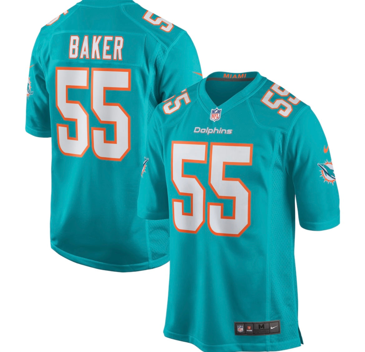Jerome Baker Miami Dolphins NFL Nike Jersey product image 1