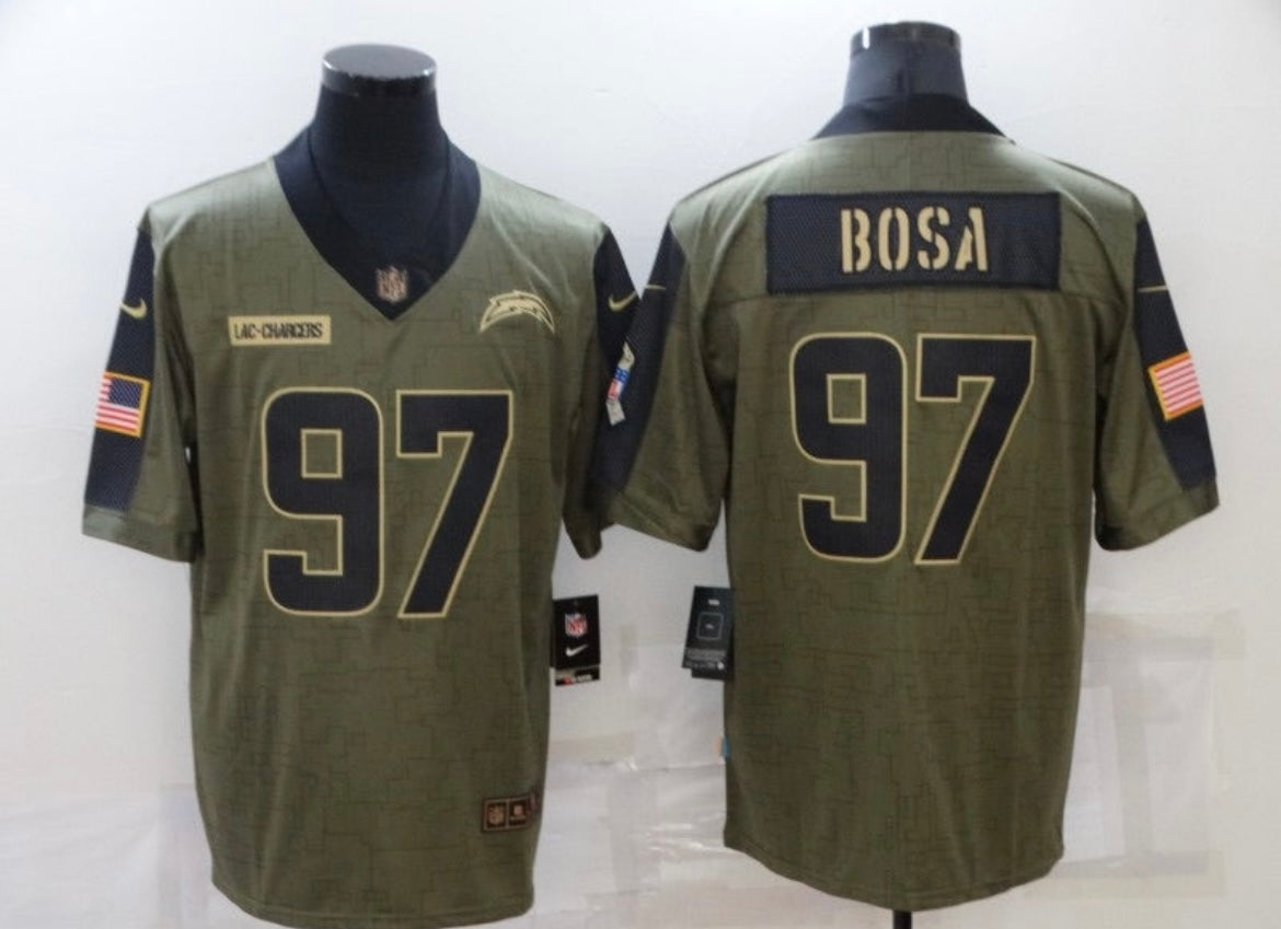 Joey Bosa Los Angeles Chargers Nike military salute to product image 1