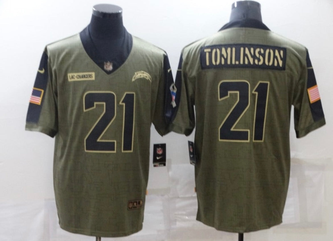 Ladainian Tomlinson Los Angeles Chargers Nike military product image 1