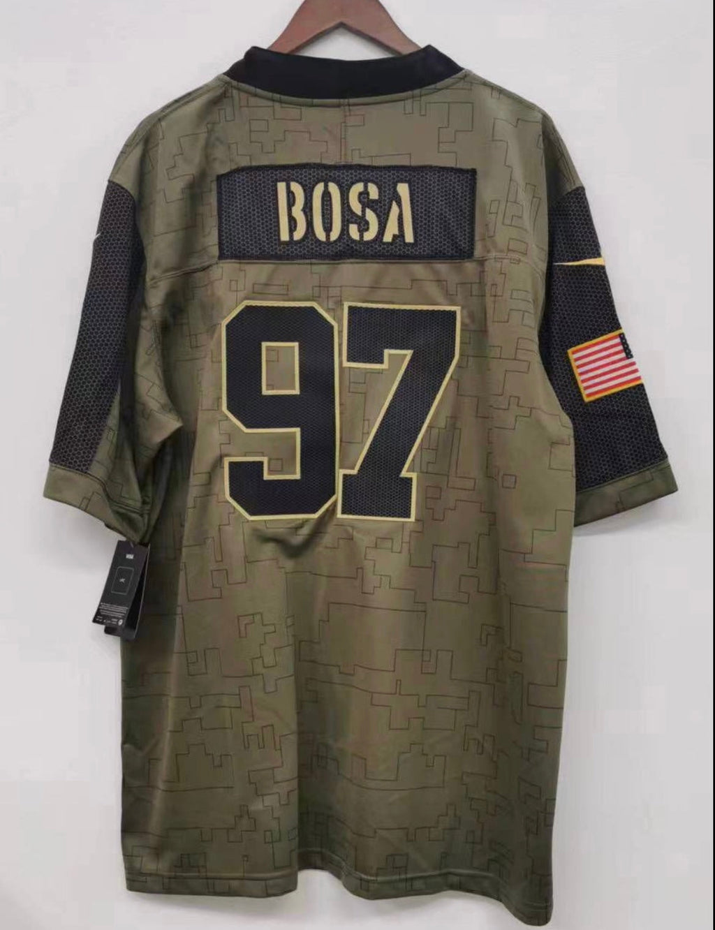 Nick Bosa San Francisco 49ers Nike military salute to product image 1