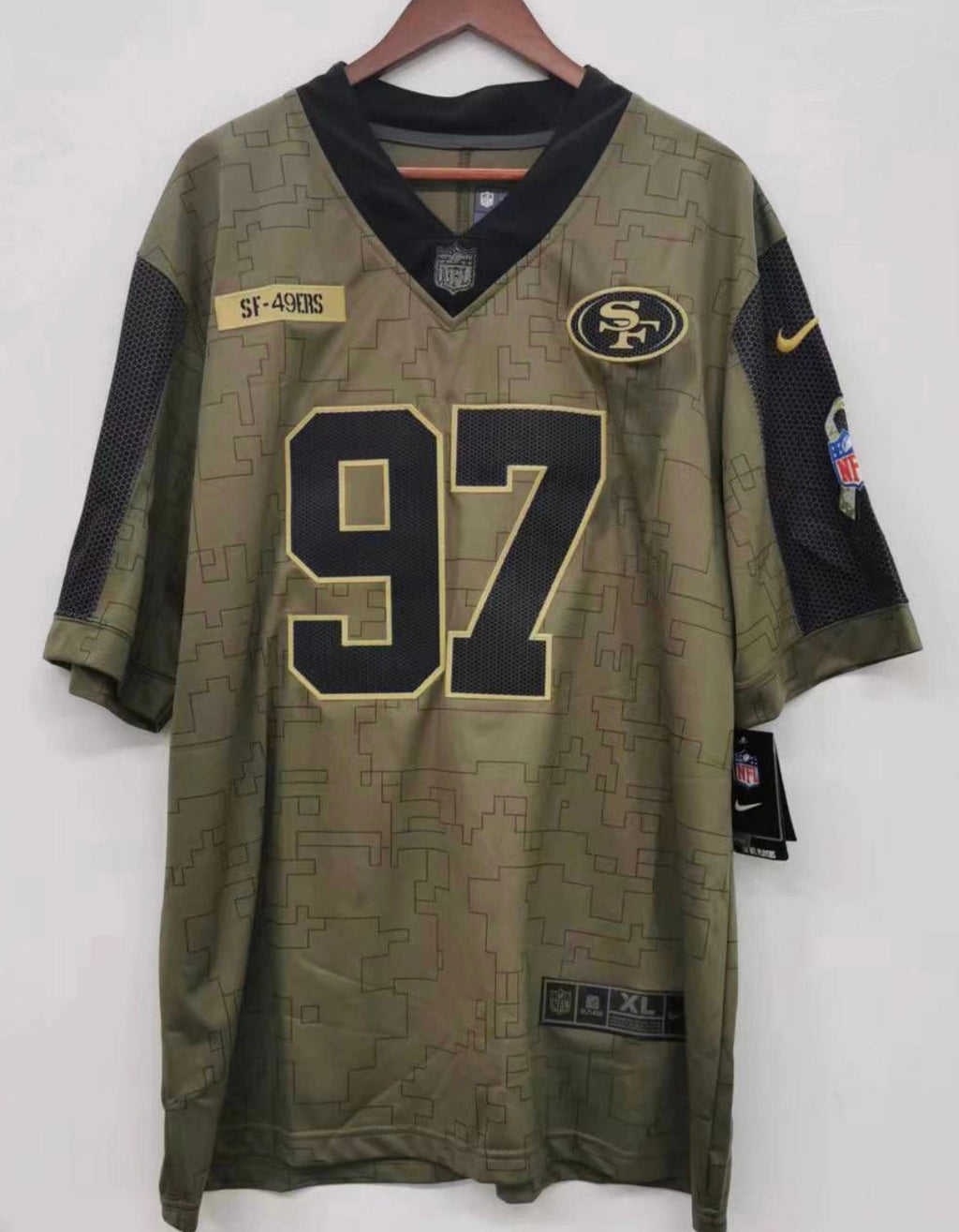 Nick Bosa San Francisco 49ers Nike military salute to product image 2