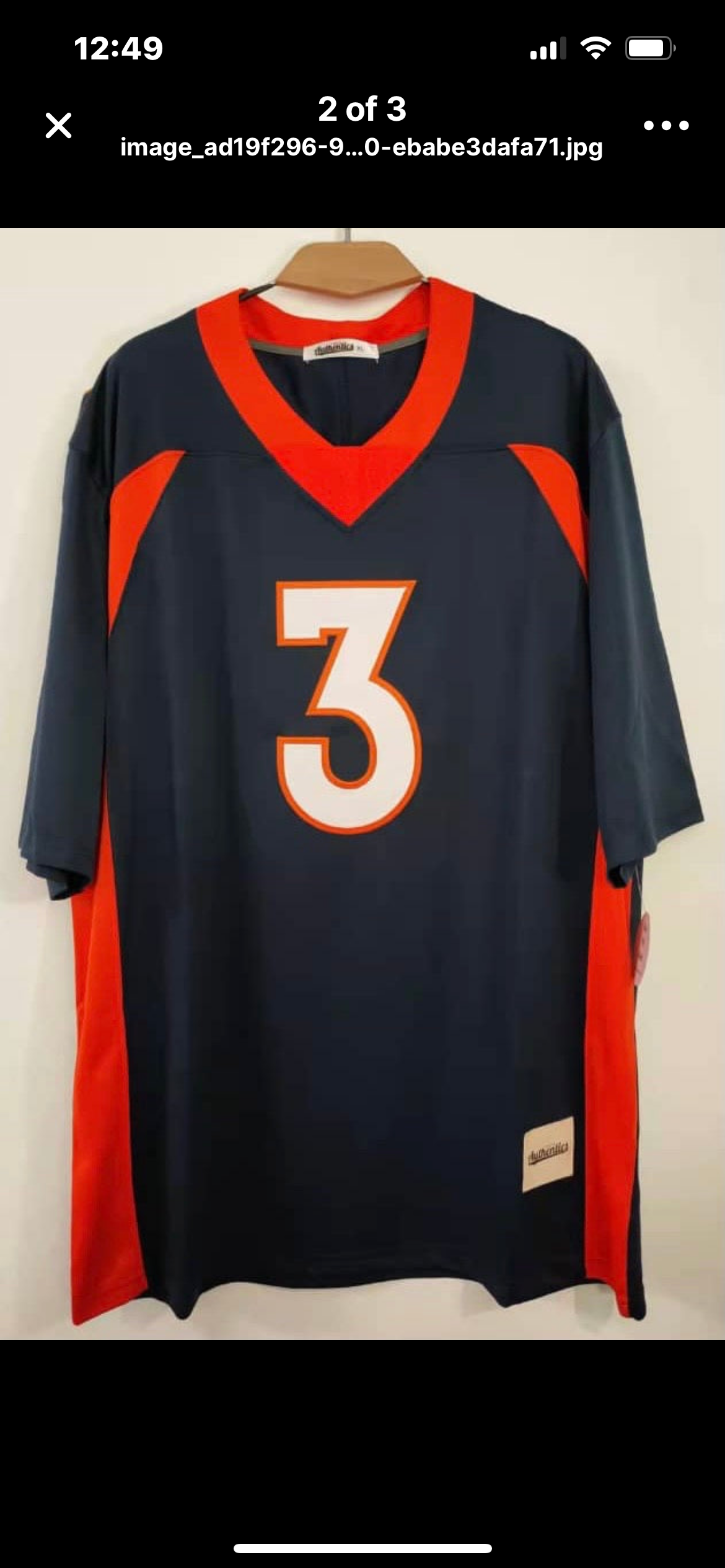 Russell Wilson Denver Broncos Jersey Classic Authentic product image 2