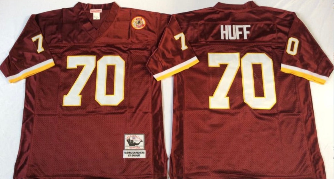 Sam Huff Washington Redskins Commanders Mitchell & Ness product image 1