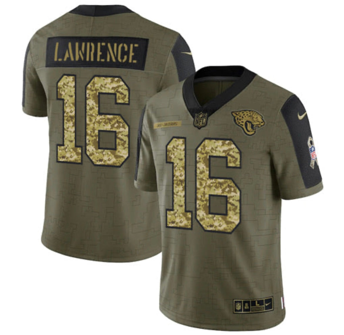 Trevor Lawrence Jacksonville Jaguars military salute to product image 1
