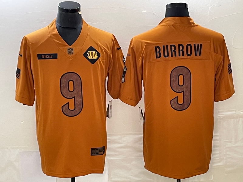 Joe Burrow Cincinnati Bengals military salute to service product image 1