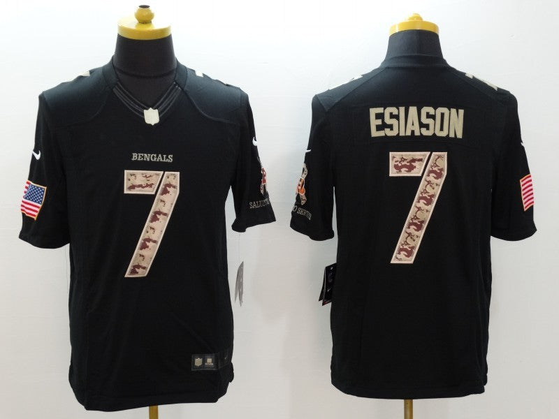 Boomer Esiason Cincinnati Bengals military salute to product image 1
