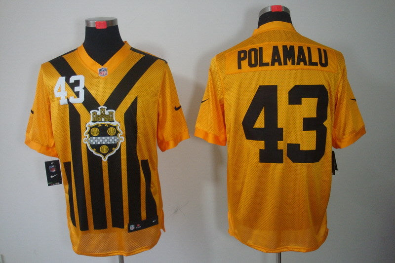 Troy Polamalu Pittsburgh Steelers NFL Nike Jersey yellow product image 1