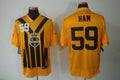 Jack Ham Pittsburgh Steelers NFL Nike Jersey yellow product image 1