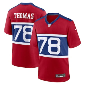 Andrew Thomas New York Giants official NFL century red Nike product image 1