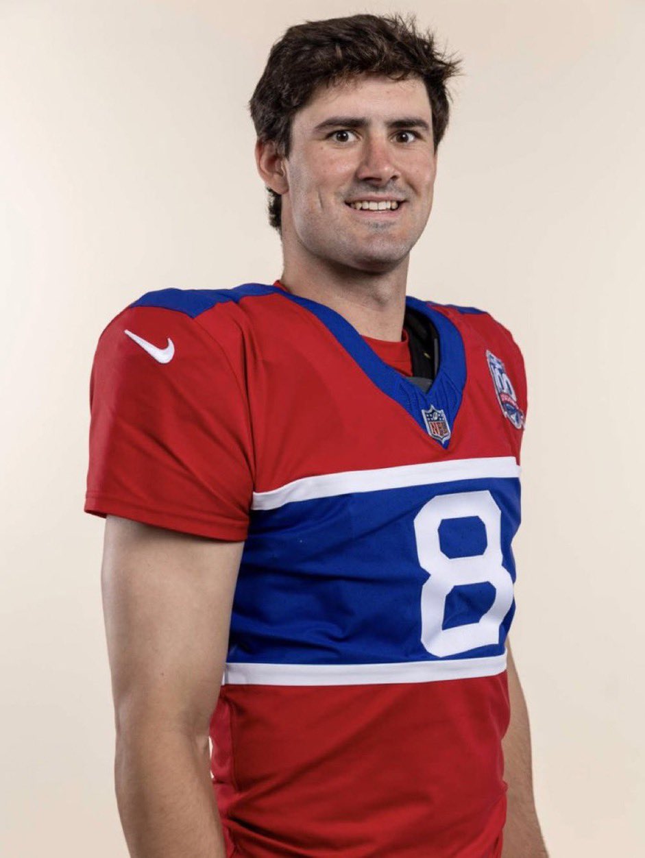 Daniel Jones New York Giants official NFL century red Nike product image 2