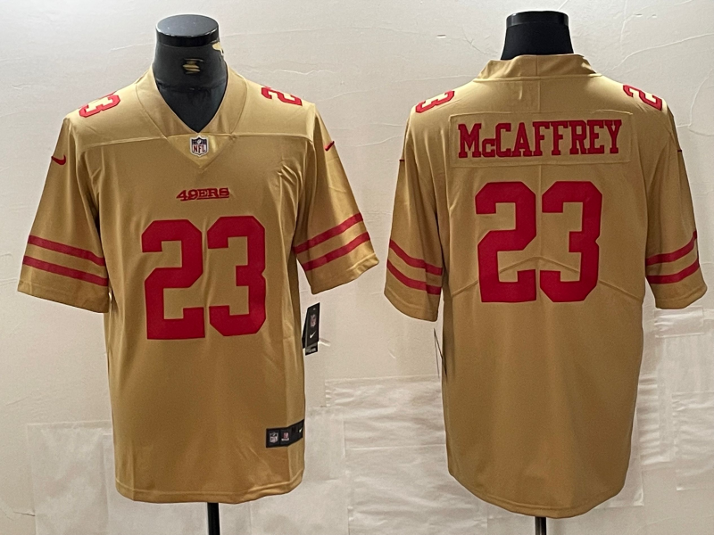 Christian McCaffrey San Francisco 49ers GOLD Nike NFL Jersey product image 1