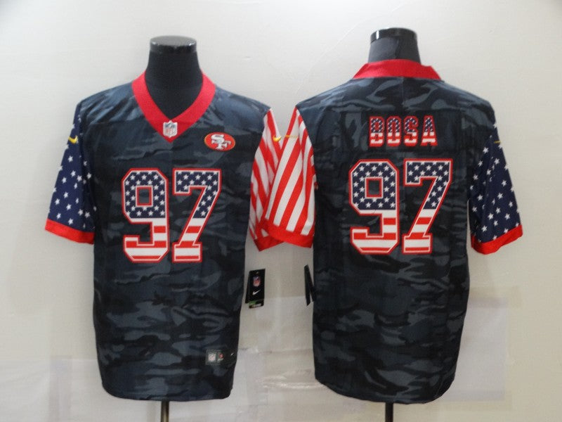 Nick Bosa San Francisco 49ers NFL Stars & Stripes Jersey product image 1
