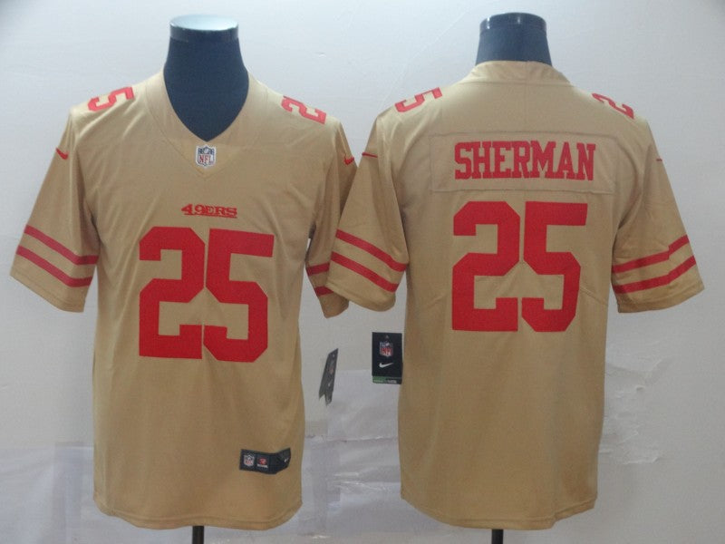Richard Sherman San Francisco 49ers Nike NFL Jersey Gold product image 1