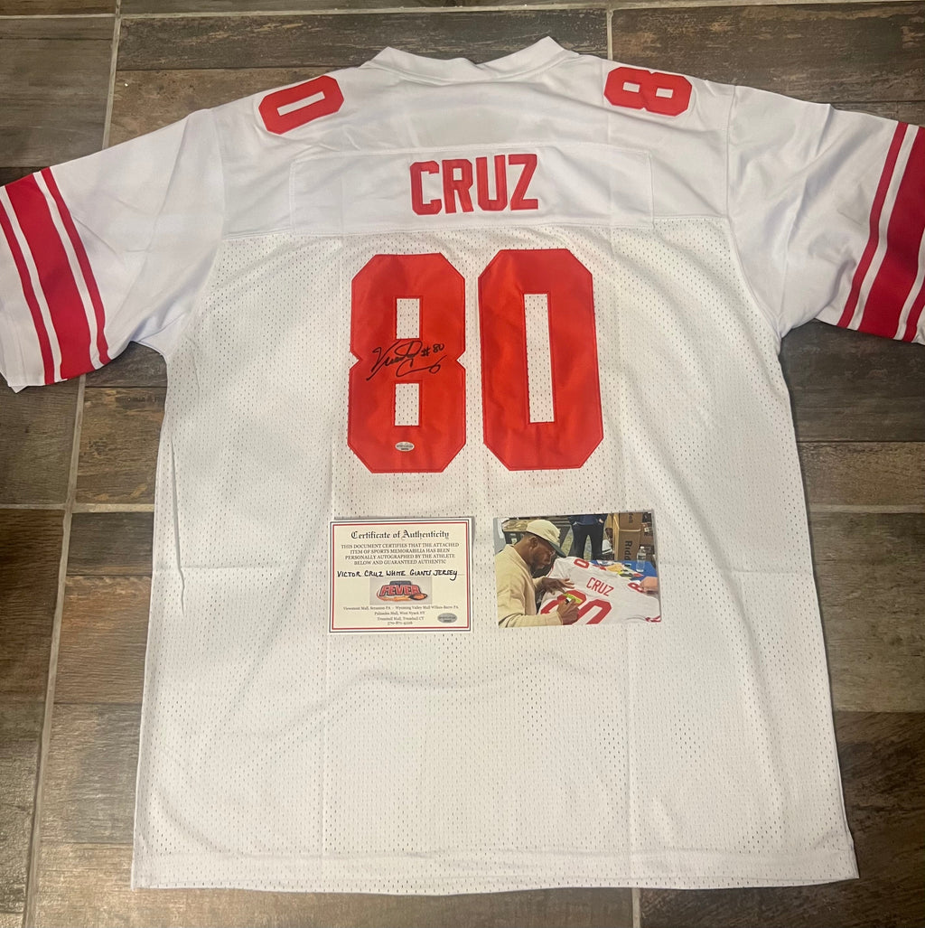 Víctor Cruz New York Giants autographed Mitchell & Ness NFL product image 1