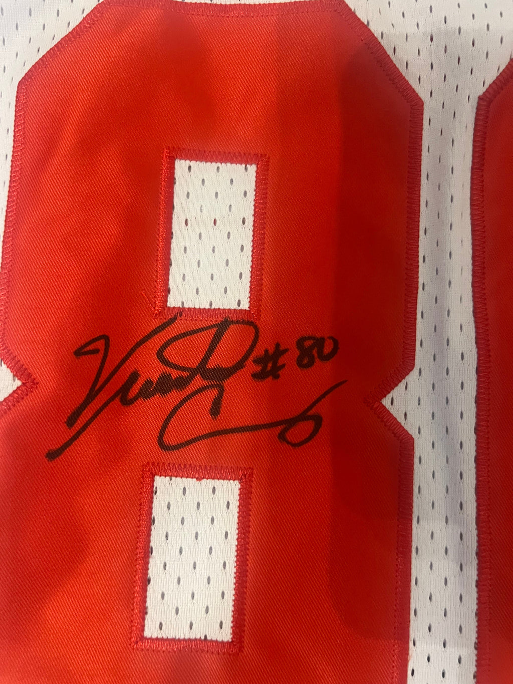 Víctor Cruz New York Giants autographed Mitchell & Ness NFL product image 2