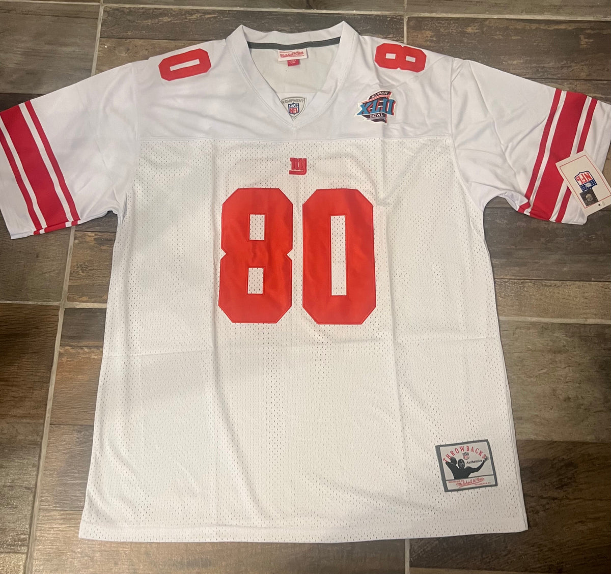 Víctor Cruz New York Giants autographed Mitchell & Ness NFL product image 5