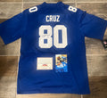 Víctor Cruz New York Giants autographed Nike NFL jersey COA product image 1